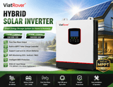 3500‑24V Hybrid Solar Inverter Off‑Grid Pure Sine Wave with MPPT WiFi - ViatRover